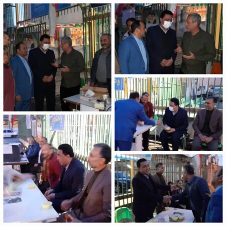 برپایی موکب شهیدصابری در مخابرات شهرستان کردکوی