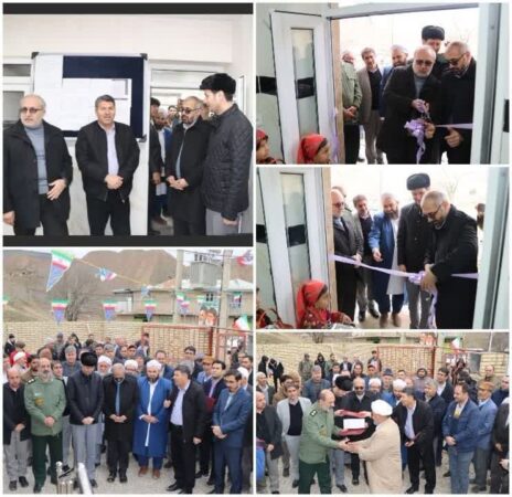آیین افتتاح خانه بهداشت روستای قرناوه سفلی