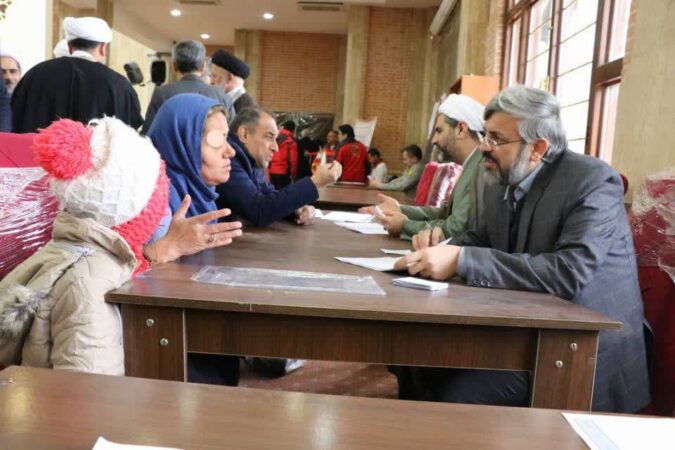 برپایی میز خدمت مسئولان قضایی گلستان در مصلاهای نمازجمعه