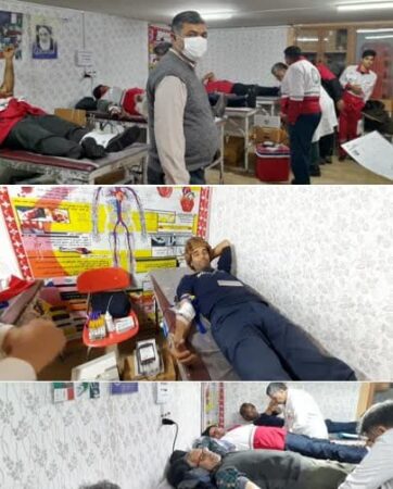 مشارکت کارکنان مخابرات شهرستان کلاله در ترویج فرهنگ اهدای خون