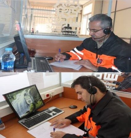 حضور مدیرکل و سرپرست معاونت راهداری اداره کل راهداری و حمل و نقل جاده ای گلستان در سامد