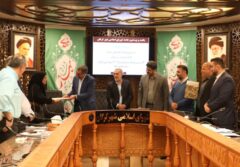 تجلیل شهردار و اعضای شورای شهر از زوج جوان گرگانی