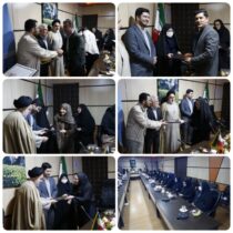 بمناسبت روزبزرگداشت شهدا ازفرزندان معززشهدای شاغل در ستاد مرکزی دانشگاه تجلیل شد