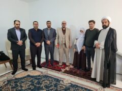 دیدار عیدانه مدیر کل بنیاد شهید و امور ایثارگران گلستان در مراوه تپه