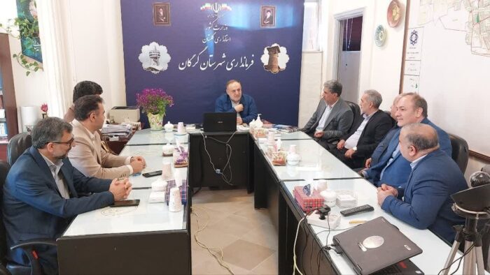 دیدار عیدانه فرماندار شهرستان گرگان با نماینده مجلس ، اعضای شورای اسلامی و شهردار گرگان