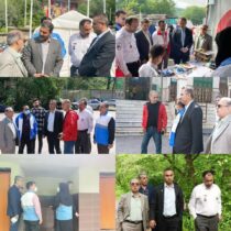 بازدید رییس دانشگاه علوم پزشکی گلستان از تفرجگاه ها به مناسبت سیزدهم فروردین روز طبیعت