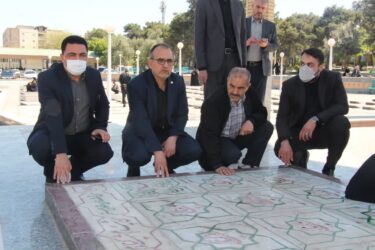 حضور مدیر مخابرات منطقه گلستان در مزار شهداء امامزاده عبدا… گرگان