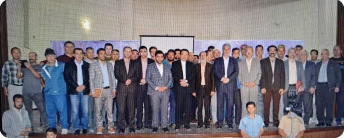 نشست نمایندگان مجلس و مسئولین استانی و شهرستانی با انجمن صنفی کارگری رانندگان باری آق قلا