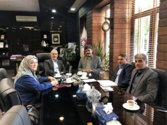 جلسه شهردار گرگان با نماینده هلدینگ سرمایه گذاری کشور