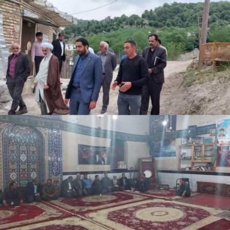 حضور رئیس مخابرات شهرستان آزادشهر در میز خدمت