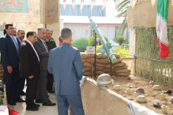 برپایی نمایشگاه ایثار و  مقاومت در دادگستری گلستان