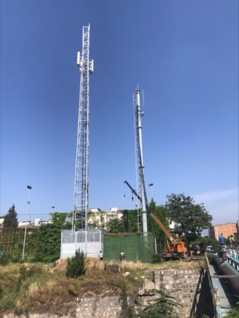 افزایش ارتفاع دکل سایت همراه اول نوبخت در شهرستان گرگان