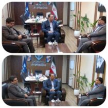 نشست صمیمی مدیرکل بازرسی وعملکرد استانداری با مدیر کل دامپزشکی استان گلستان