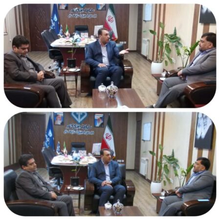 نشست صمیمی مدیرکل بازرسی وعملکرد استانداری با مدیر کل دامپزشکی استان گلستان