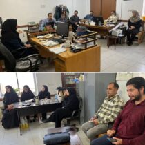 برگزاری جلسه طرح جهش تولید در دیمزارها در مدیریت جهادکشاورزی آزادشهر