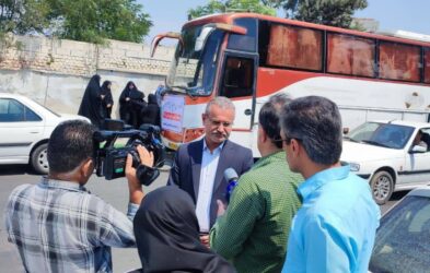 اعزام ۸ دستگاه اتوبوس از محلات کم برخوردارگلستان به کربلا