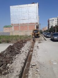 تبدیل کابل هوایی به زمینی در شهرستان علی آباد کتول به منظور پیشگیری از سرقت