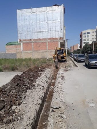 تبدیل کابل هوایی به زمینی در شهرستان علی آباد کتول به منظور پیشگیری از سرقت