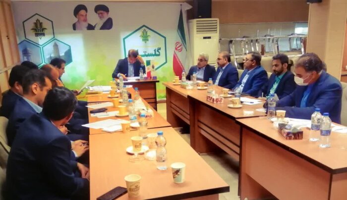 جلسه ارزیابی عملکرد مدیریت پیرامون وضعیت فعلی استان و چگونگی ارتقاء جایگاه تجهیز منابع و وصول مطالبات