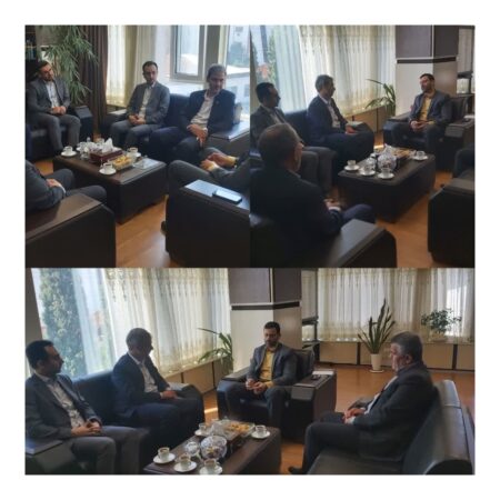 دیدار سرپرست بهزیستی گلستان با مدیرعامل محترم بانک قرض الحسنه مهر ایران