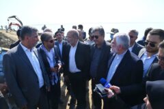 بازدید وزیر کشور از پروژه لایروبی خلیج گرگان