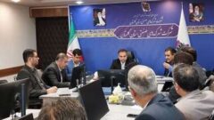 دیدار فرماندار شهرستان گرگان جناب آقای نادری با رئیس هیات مدیره و مدیرعامل شرکت شهرک های صنعتی استان