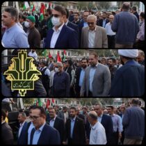 حضور پرشور همکاران مدیریت شعب بانک کشاورزی استان گلستان در راهپیمایی عظیم سیزده آبان