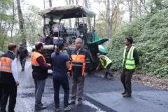 آسفالت ۱۲ کیلومتر از محور روستایی درازنو در غرب گلستان