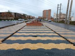 تبدیل بلوار ترافیکی محور کمربندی به پارک خطی ۴۸۰ متری