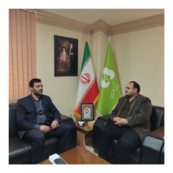 نشست صمیمی مدیرکل صداو سیما باسرپرست بهزیستی گلستان