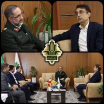دیدار فرمانده انتظامی استان با مدیر شعب بانک کشاورزی استان گلستان