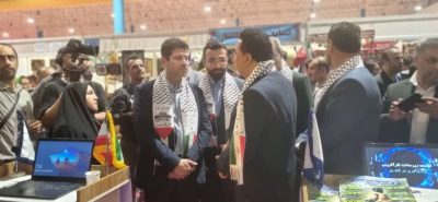 بازدید معاون عمرانی استاندار از غرفه مخابرات منطقه گلستان