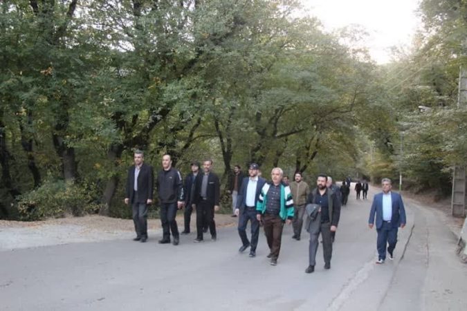 پیاده روی کارکنان مخابرات منطقه گلستان بمناسبت هفته بسیج