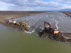 امکان ورود بیش از ۱۶۰ میلیون مترمکعب آب به خلیج گرگان فراهم شد