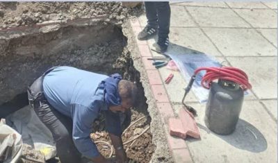 برقراری مجدد ارتباط مخابراتی در روستای اراز تقان