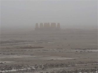 مرزبندی زمین های حاصل از پسروی آب دریا در سواحل گلستان آغاز شد .