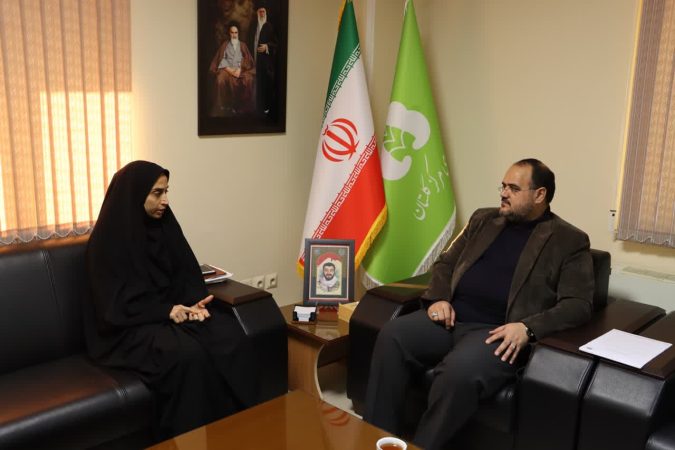 دیدار مدیرکل انتقال خون استان گلستان با مدیرکل صدا و سیمای استان