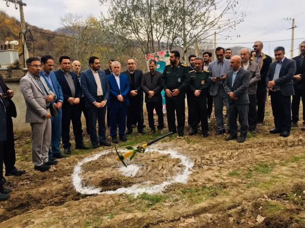 کلنگ زنی سایت همراه اول روستای سوسرا