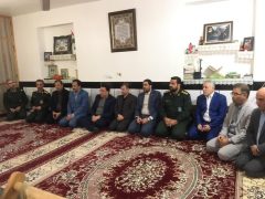 دیدار مدیر مخابرات منطقه گلستان با خانواده شهید بابا خوری