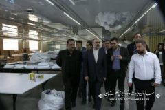 بازدیدمعاون تولیدی، فنی و زیربنایی سازمان برنامه و بودجه کشور به همراه نورانی از شهرک ۱۰۰۰ هکتاری اترک