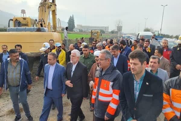 بهره برداری از روکش آسفالت قرق استان گلستان با حضور استاندار