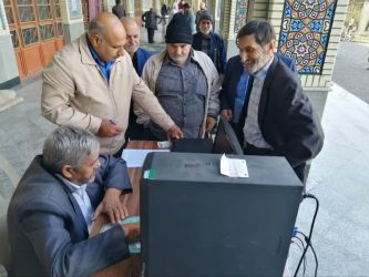 توزیع سیم کارت رایگان همراه اول در نماز جمعه شهرستان علی آباد کتول
