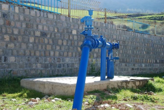 اتمام عملیات حفاری چاه آب شهر تاتارعلیا