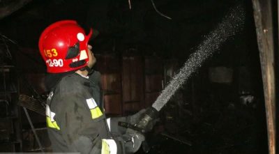 آتش سوزی منزل مسکونی در قدس دوم گرگان توسط آتش نشانان اطفا شد