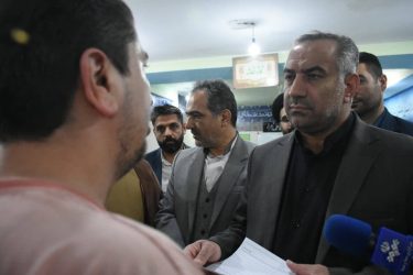 برپایی میز خدمت مسئولان قضایی گلستان در مصلای نمازجمعه گرگان