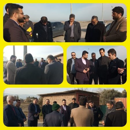 بازدید سید مهدی مهیایی به همراه فرماندار و شهردار بندر ترکمن از پارکینگ خودروهای مسافران نوروزی