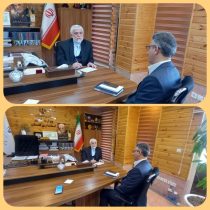 نشست جناب آقای مهندس محمد حسنی، سرپرست دانشگاه فنی و حرفه‌ای استان با جناب آقای دکتر زنگانه، استاندار معزز و انقلابی استان گلستان