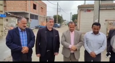 بازدید منتخب مردم گرگان و آق قلا از پروژه های اجرایی روستای اتراچال