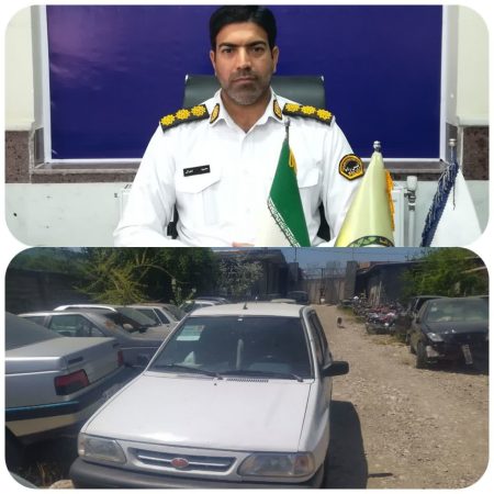 توقیف یک دستگاه سواری پراید در جنگل گلستان بعلت انجام حرکات مخاطره آمیز و فاقد گواهینامه رانندگی