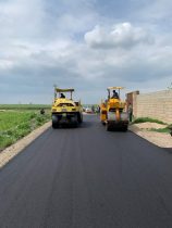 معابر خاکی روستای طالقان تپه شهرستان گنبد با مشارکت مردم زیرسازی و آسفالت شد